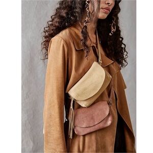 Free People We The Free Crossbody Bag in Buttered Toast NEW